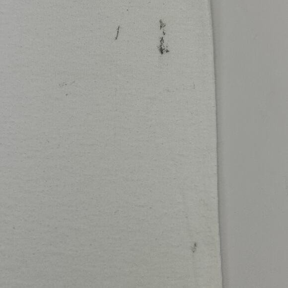 Vintage 90s Tans Etc Inc T Shirt Tanning Made in USA White Graphic Tee L Large - Picture 5 of 11